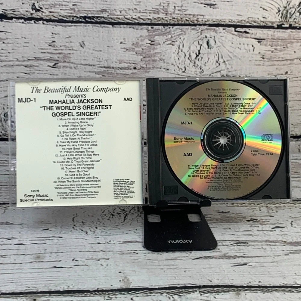 Mahalia Jackson‎ - The World's Greatest Gospel Singer [1992 CD]
